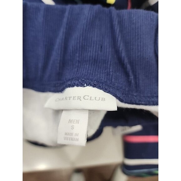 Charter Club Mens Striped Lounge Pants With Pockets Small - Brand New With Tag - Picture 6 of 6